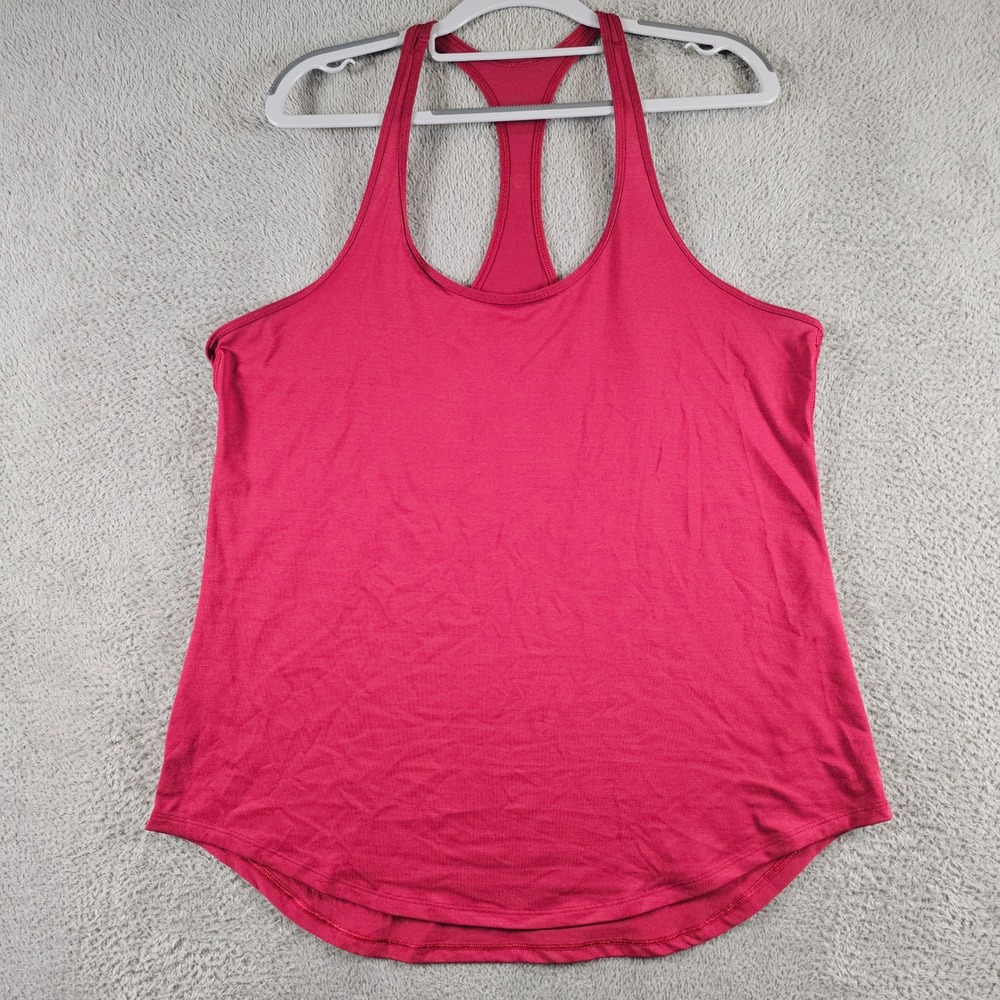 Lululemon Racerback Tank Top Berry Pink Magenta Athletic Yoga Gym Shirt M (8-10)